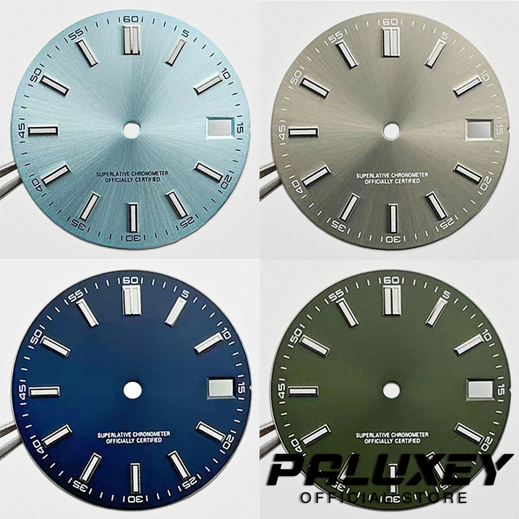 Luminous Dial Face - NH35 Watch Dial 28.5mm Log Modified
