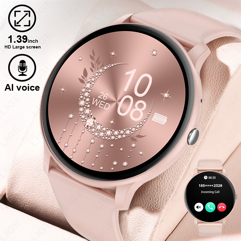 Smartwatch Health Watches For Women - LIGE Smart Watch Women Men Bluetooth
