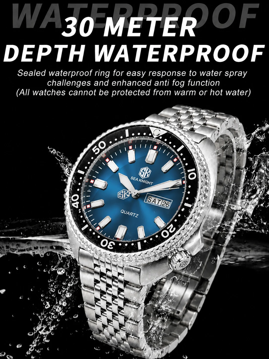 SEA KNIGHT New Luxury Business - огляд і ціна Smartwatch Casual Watches For Men