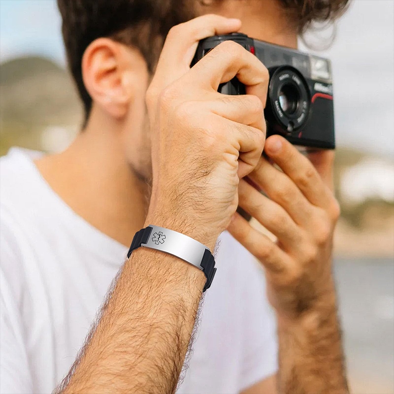 Custom Medical ID Bracelet for - огляд і ціна Smartwatch Sports Watches For Men