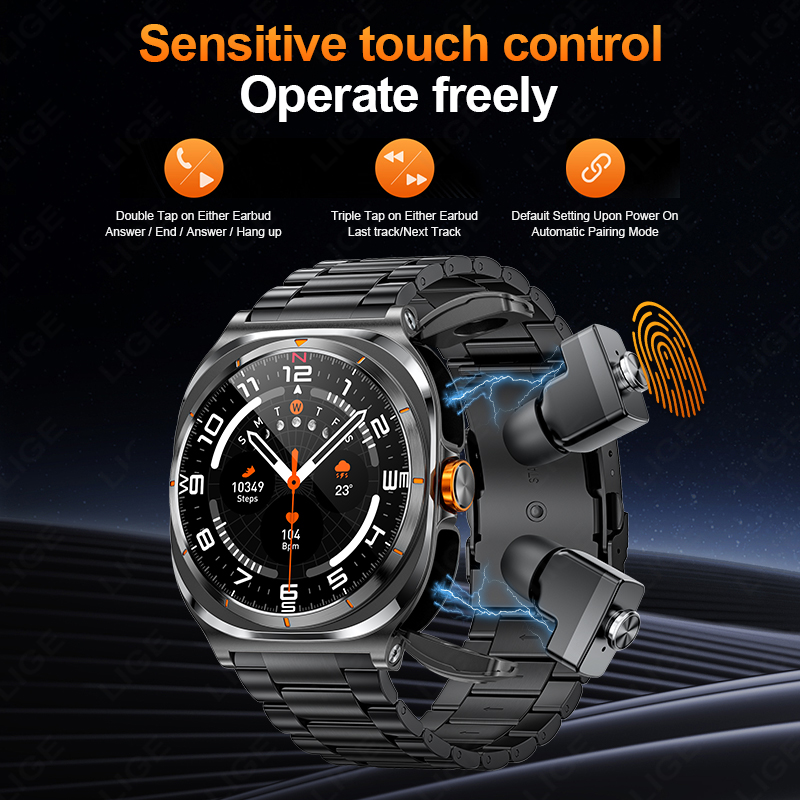 LIGE 2025 Watch Wireless Earph - огляд і ціна Smartwatch Sports Watches For Women