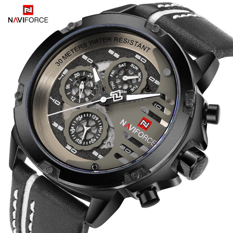 NAVIFORCE New Men's Sports Mil - огляд і ціна Smartwatch Sports Watches For Men