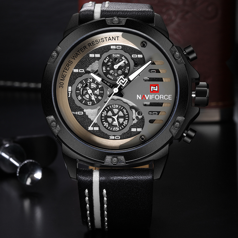 NAVIFORCE New Men's Sports Mil - огляд і ціна Smartwatch Sports Watches For Men