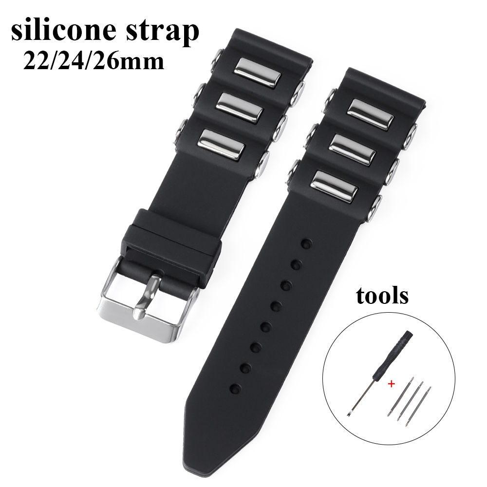 22mm 24mm 26mm Rubber Watch Si - огляд і ціна Smartwatch Casio Watches For Men