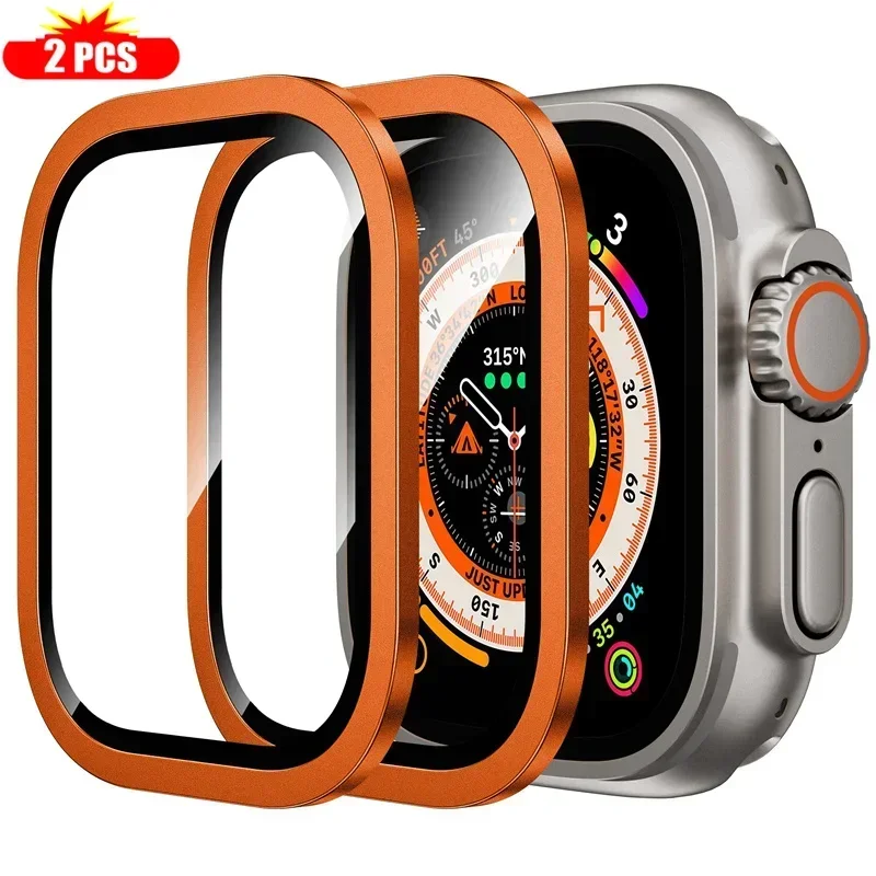 2PCS Titanium Metal Frame for  - огляд і ціна Smartwatch Watches For Men