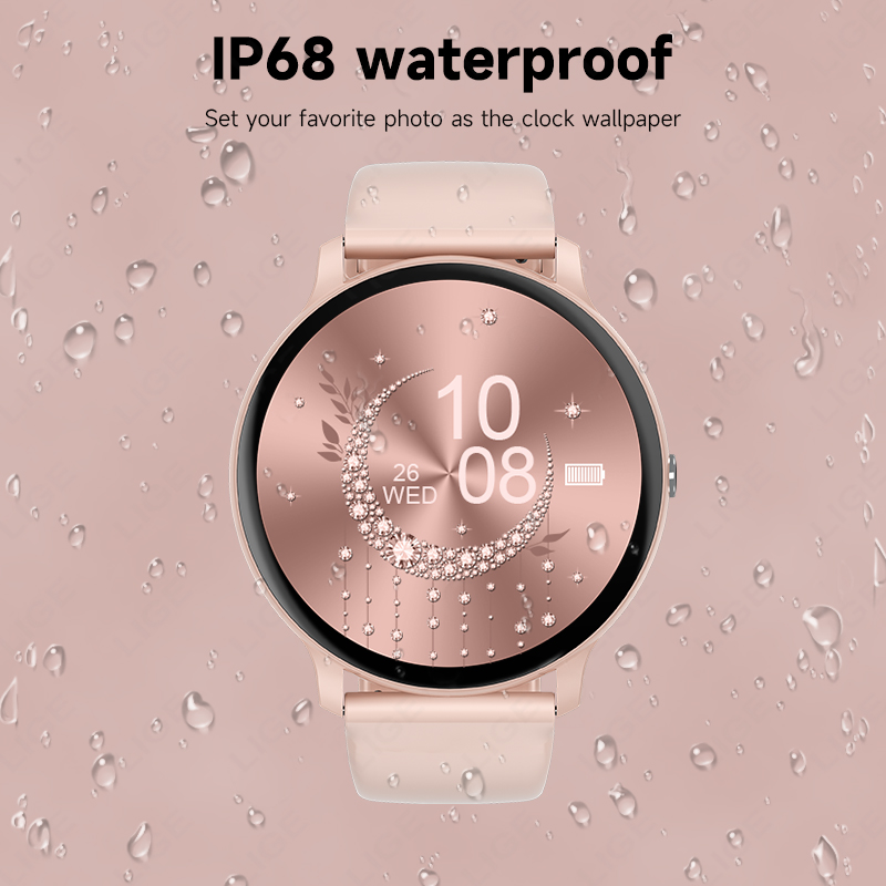 LIGE Smart Watch Women Men Blu - огляд і ціна Smartwatch Health Watches For Women