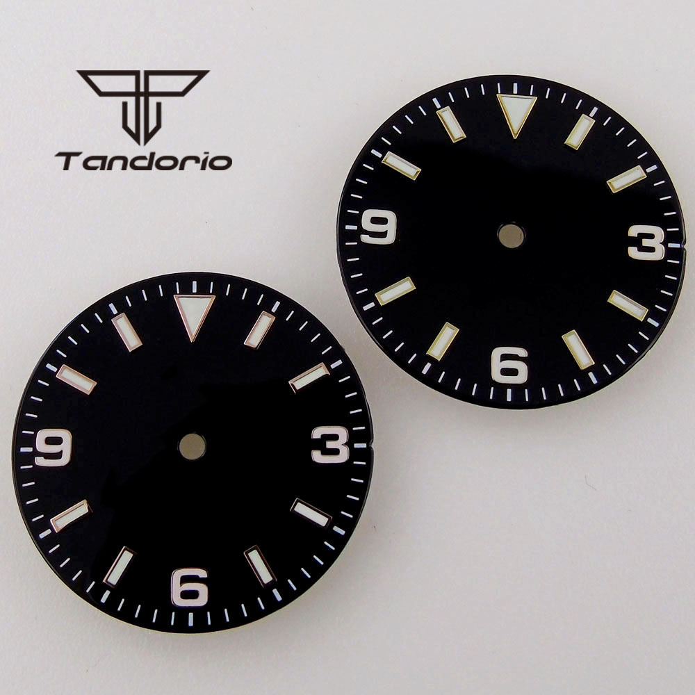 29mm Black/Blue Watch Dial Fit - огляд і ціна Luminous Dial Face