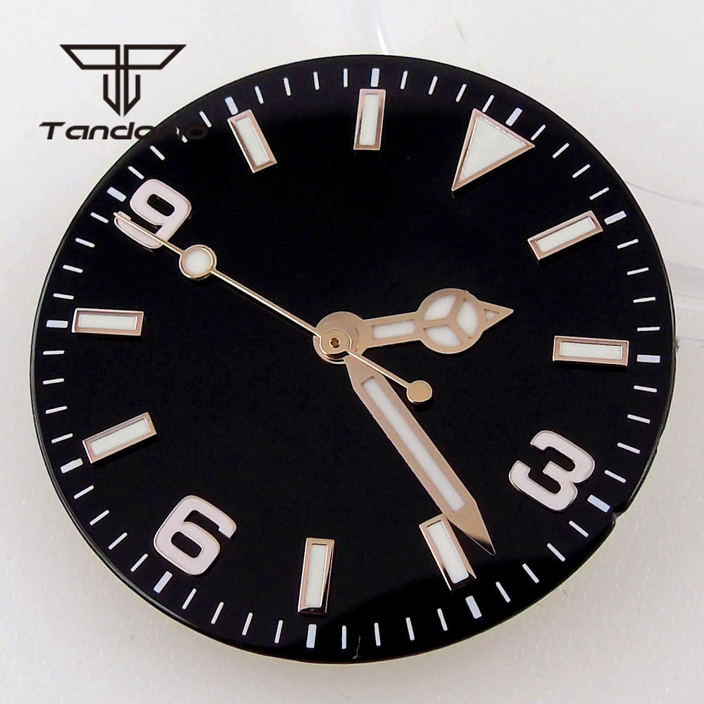 29mm Black/Blue Watch Dial Fit - огляд і ціна Luminous Dial Face