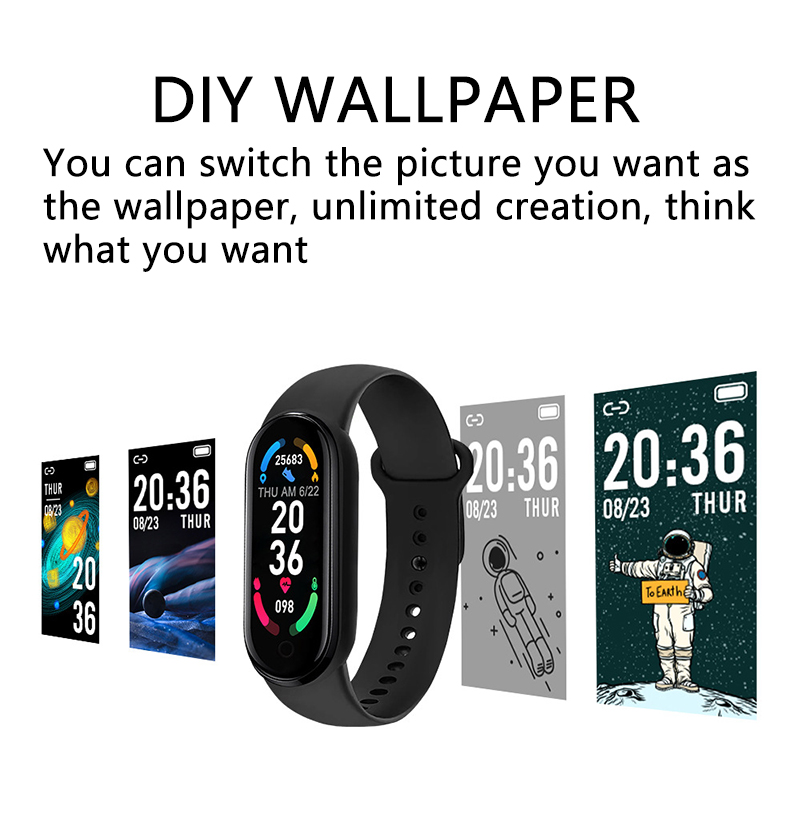 M6 Smart Watch Men Women Fitne - огляд і ціна Smartwatch Sports Watches For Women