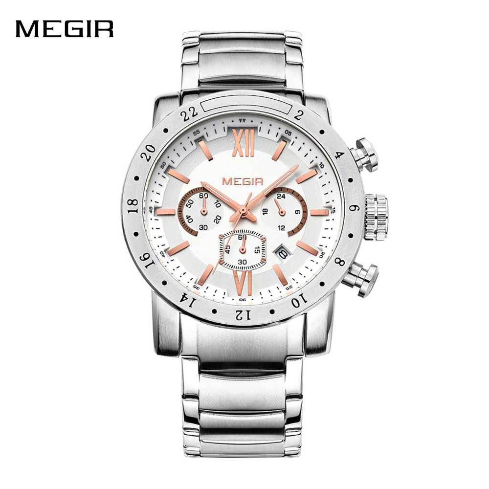MEGIR Stainless Steel Casual W - огляд і ціна Smartwatch Casual Watches For Men