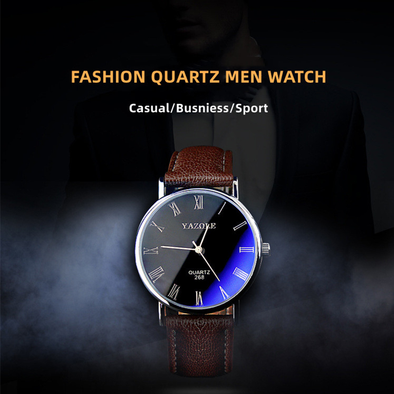 YAZOLE Minimalist Quartz Watch - огляд і ціна Smartwatch Casual Watches For Men