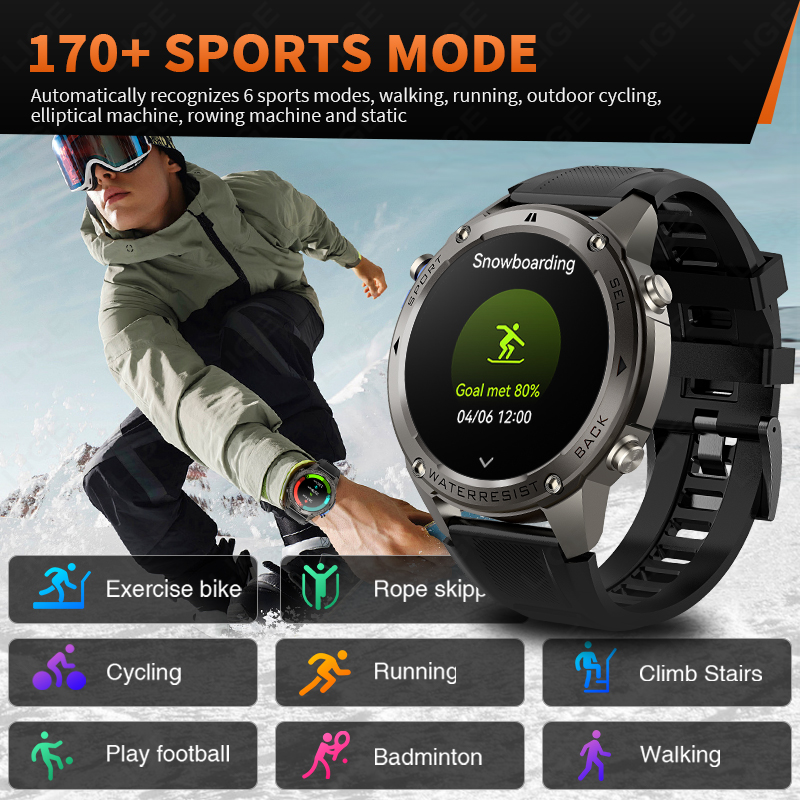 2026 New Ultra Military Grade  - огляд і ціна Smartwatch Sports Watches For Men