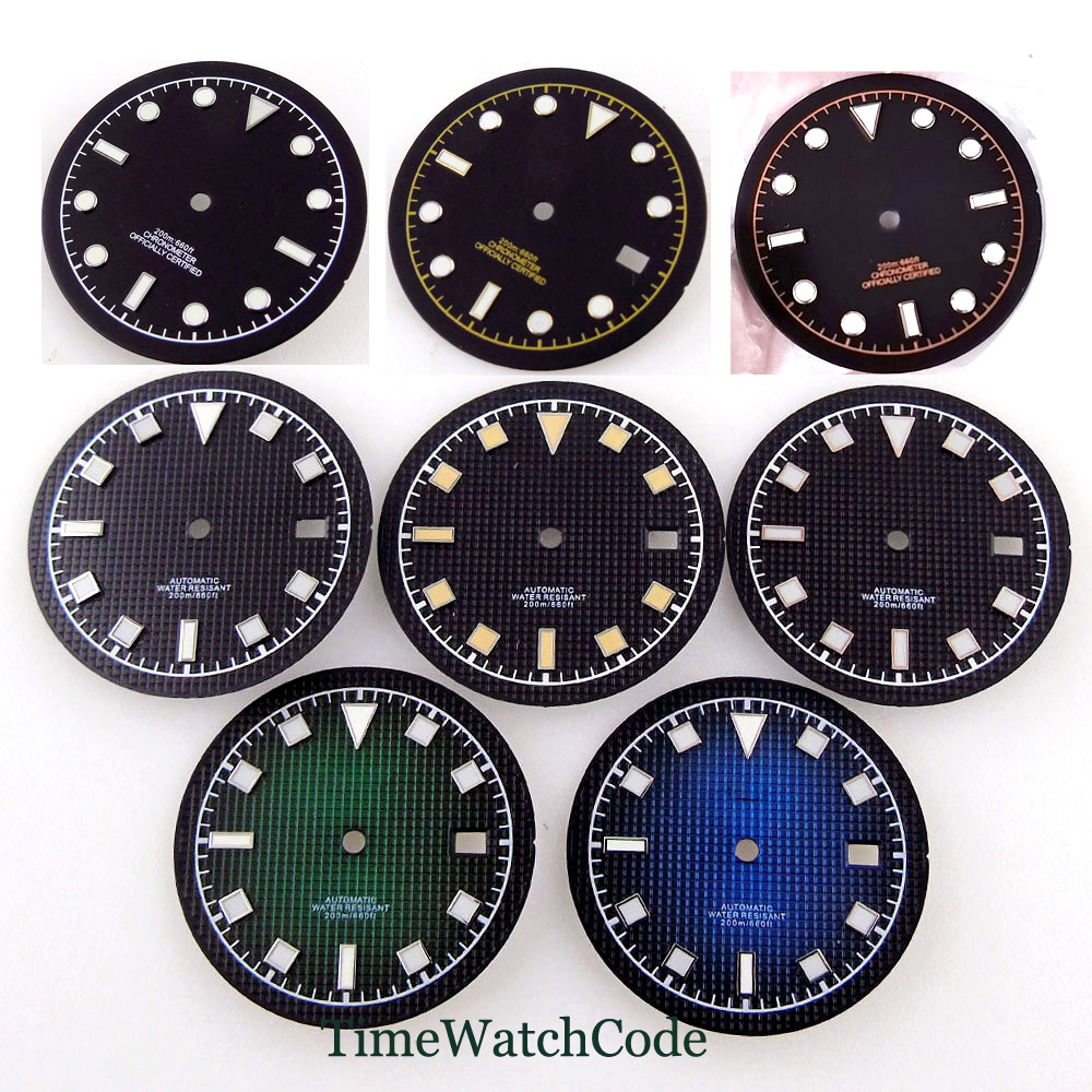 33.5mm Watch Dial Fit NH35A ET - огляд і ціна Luminous Dial Face