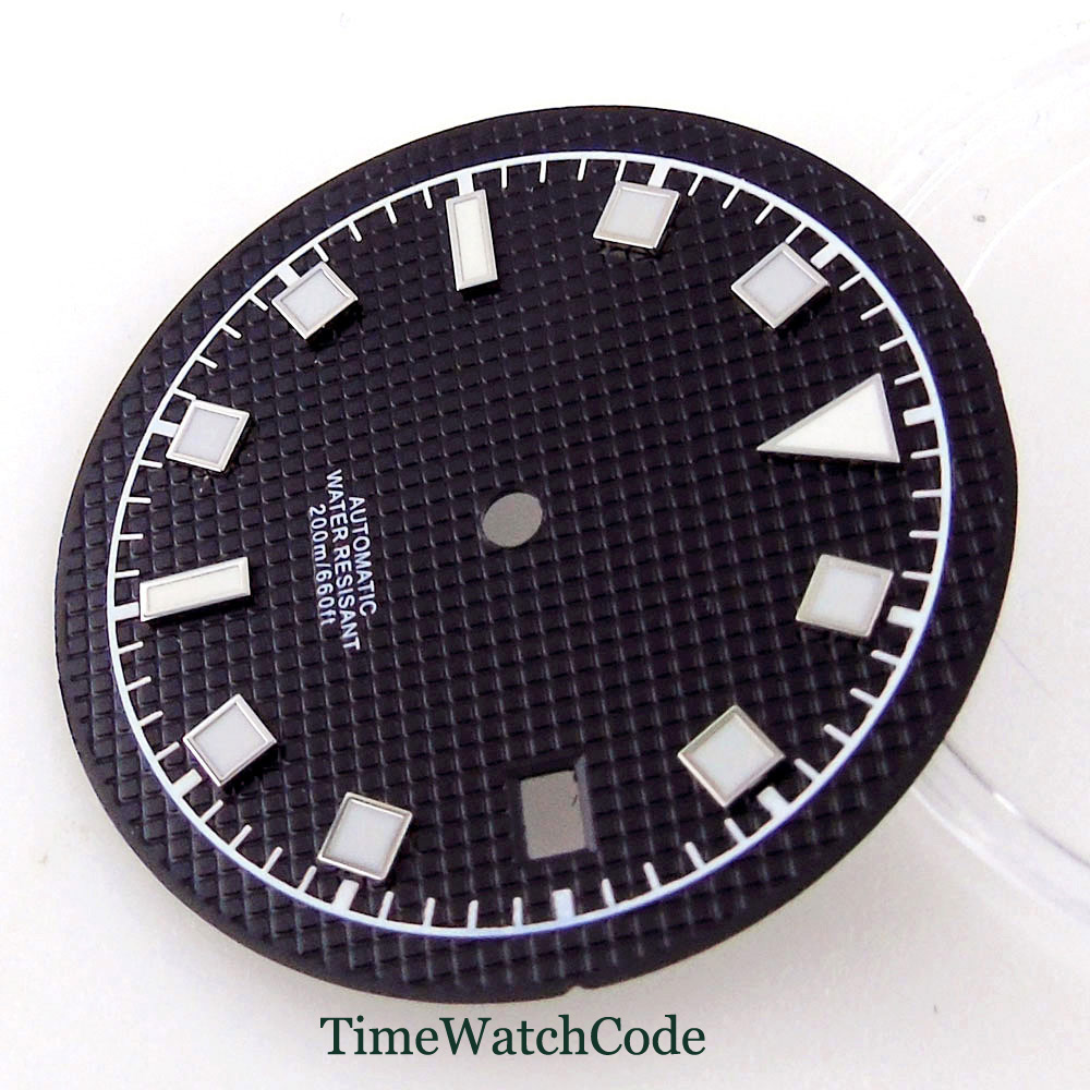 33.5mm Watch Dial Fit NH35A ET - огляд і ціна Luminous Dial Face