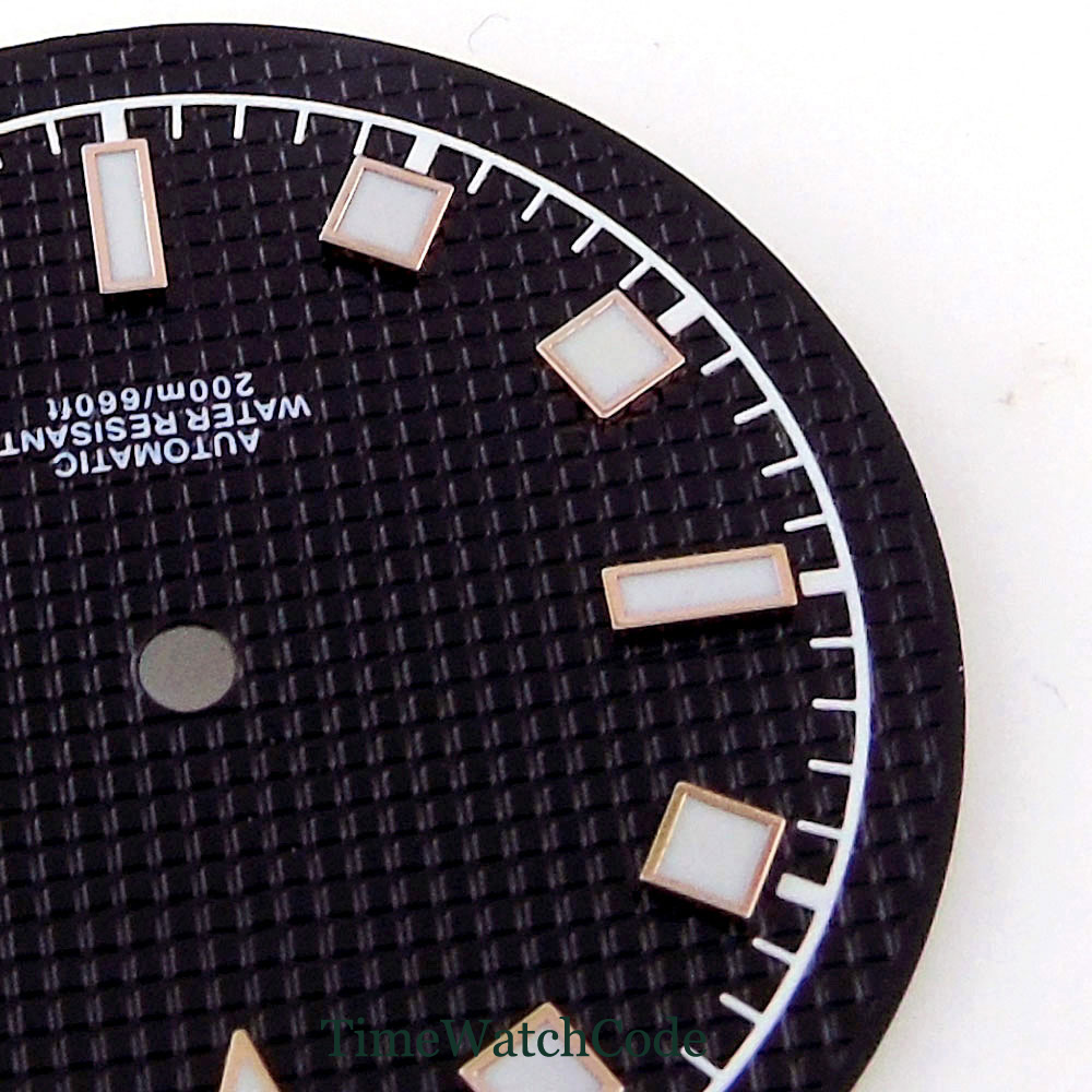 33.5mm Watch Dial Fit NH35A ET - огляд і ціна Luminous Dial Face