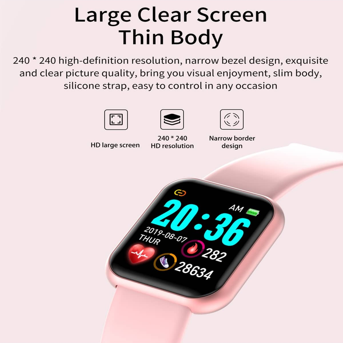 Smart Watch Message Remind Mus - огляд і ціна Smartwatch Sports Watches For Men