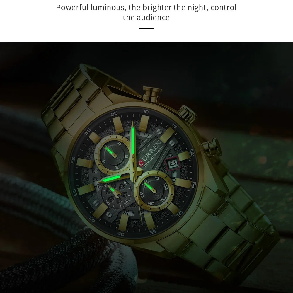 CURREN 8495 Men Watch Waterpro - огляд і ціна Smartwatch Casual Watches For Men