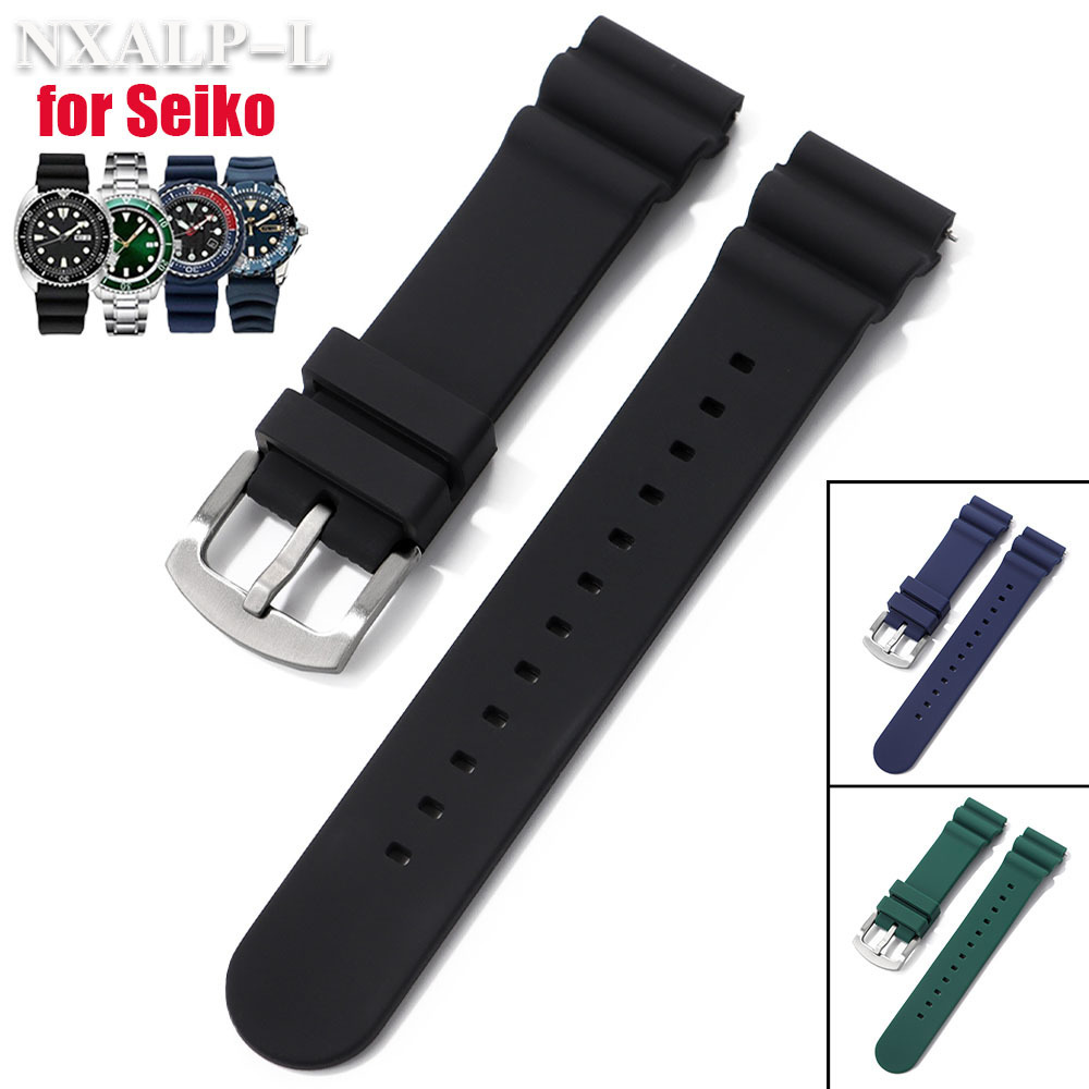 20mm 22mm Silicone Watch Band  - огляд і ціна Seiko Watch Prospex