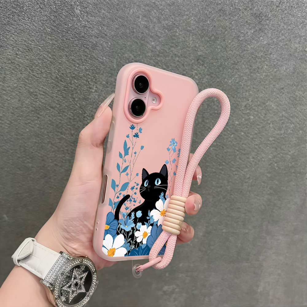Cat Cute Floral Korean Phone C - огляд і ціна Samsung Galaxy Strap