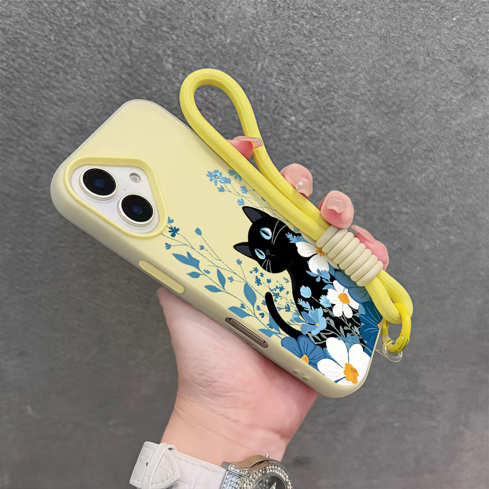 Cat Cute Floral Korean Phone C - огляд і ціна Samsung Galaxy Strap