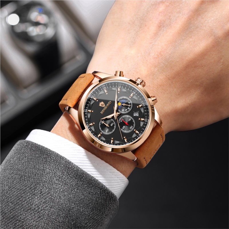BINBOND New Men Quartz Watch F - огляд і ціна Smartwatch Sports Watches For Men