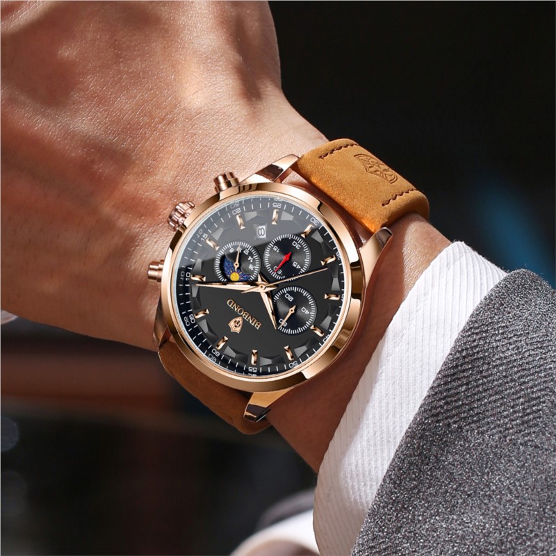 BINBOND New Men Quartz Watch F - огляд і ціна Smartwatch Sports Watches For Men