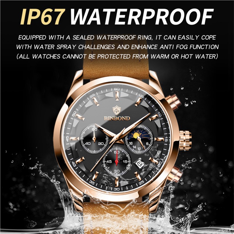 BINBOND New Men Quartz Watch F - огляд і ціна Smartwatch Sports Watches For Men