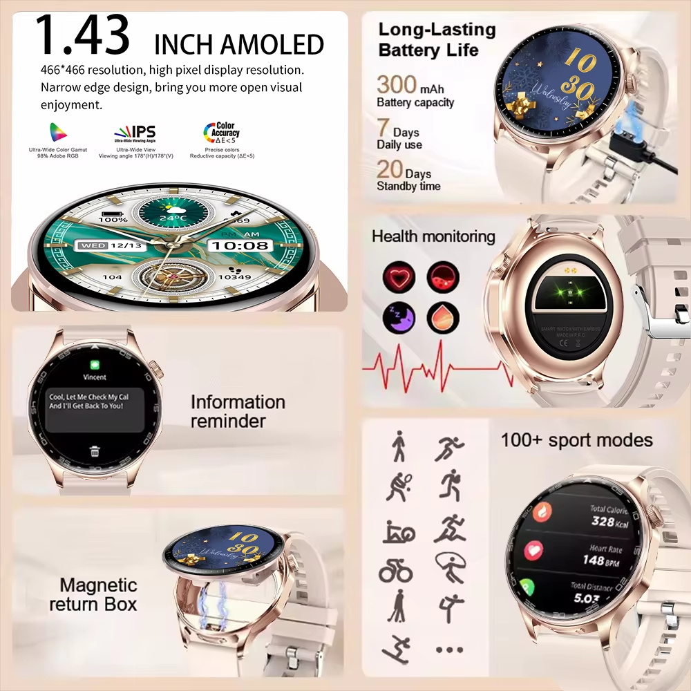 2 In 1 TWS Headset Smart Watch - огляд і ціна Smartwatch Noise Watches For Women