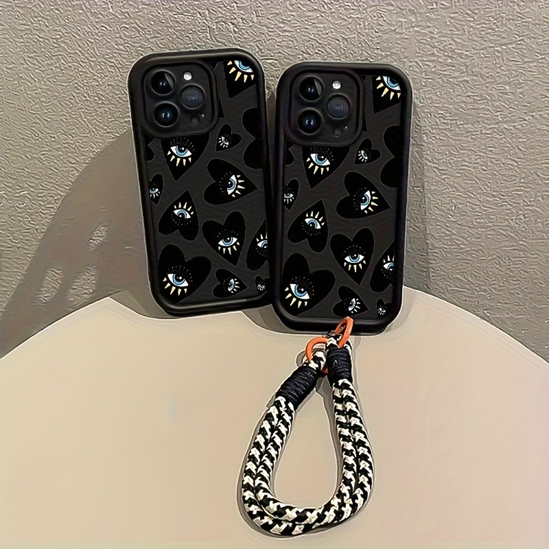 Black Love Heart Eye Hang Stra - огляд і ціна Samsung Galaxy Strap