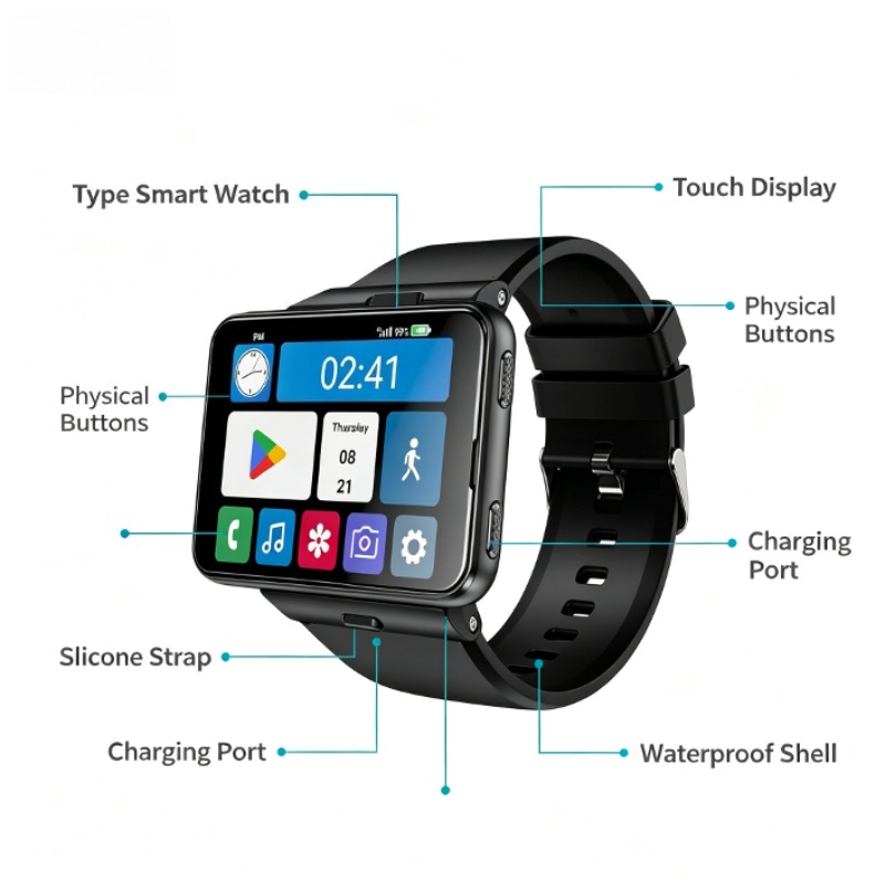 S999 Plus Smart Watch, 4G Andr - огляд і ціна Smartwatch Watches For Men