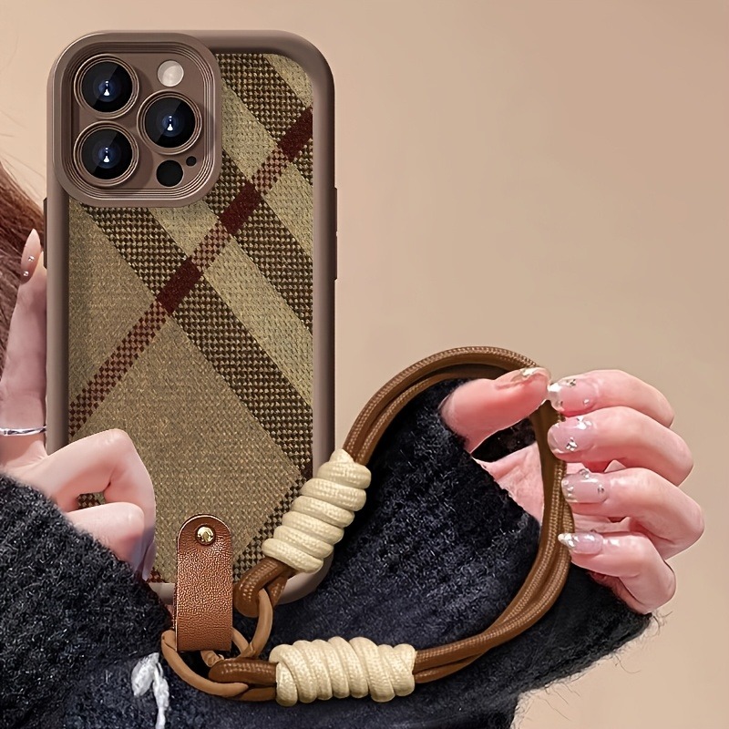 Brown Stripes Lanyard Strap Ro - огляд і ціна Samsung Galaxy Strap