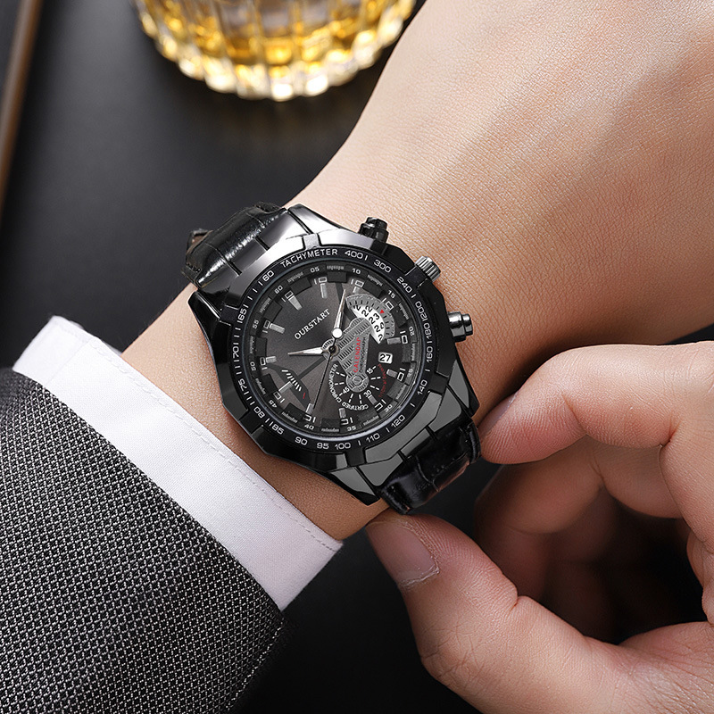 Men's Quartz Watches Calendar  - огляд і ціна Smartwatch Casual Watches For Men