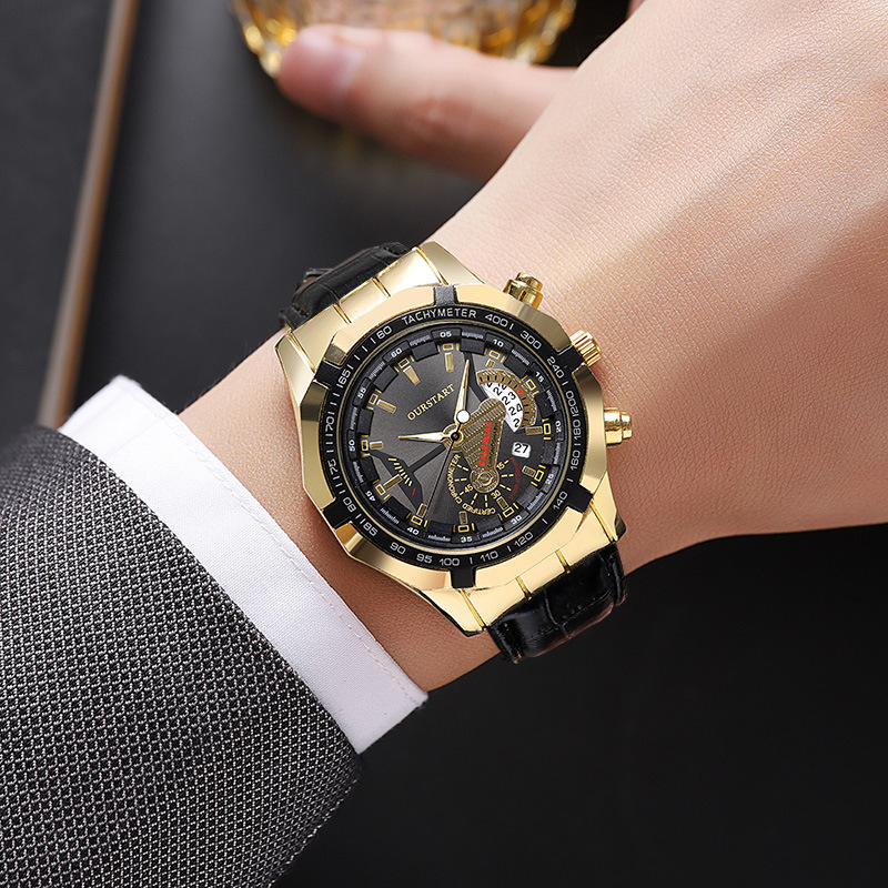 Men's Quartz Watches Calendar  - огляд і ціна Smartwatch Casual Watches For Men