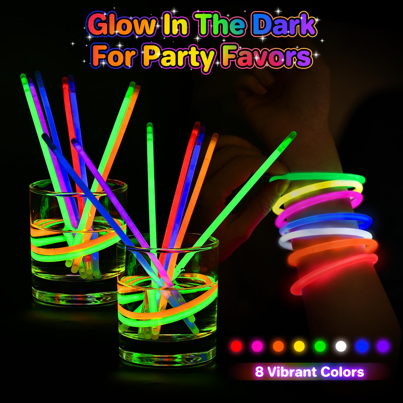 50-300Pcs Fluorescence Sticks  - огляд і ціна Tritium Gas Tube