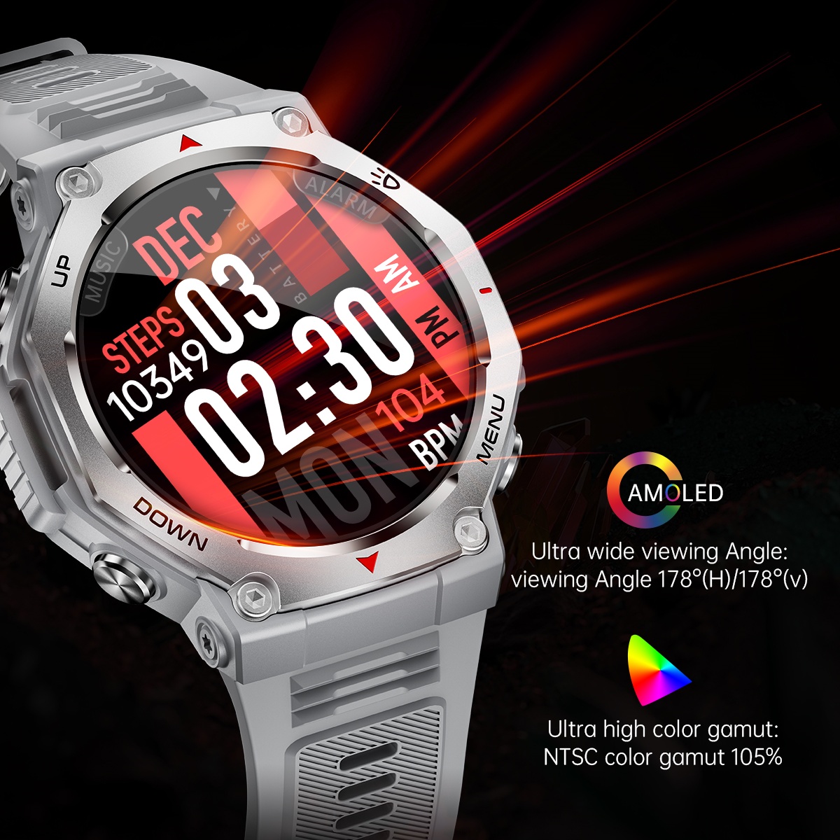 VWAR T-Rex Ultra Smart Watch w - огляд і ціна Watch Vs Amazfit