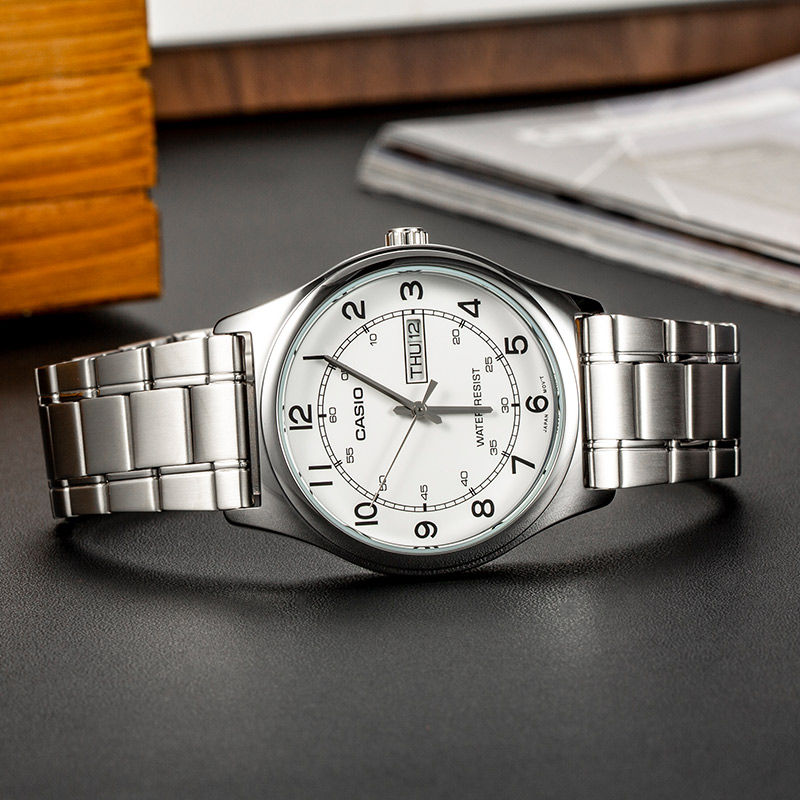 Casio MTP‑V006D | Stainless St - огляд і ціна Smartwatch Casio Watches For Men