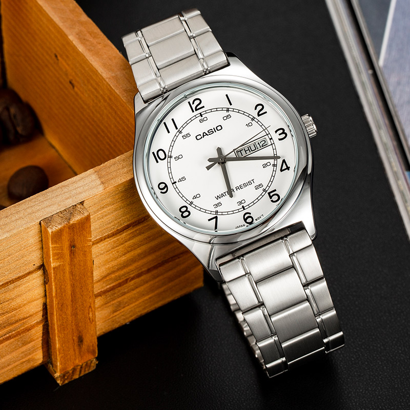 Casio MTP‑V006D | Stainless St - огляд і ціна Smartwatch Casio Watches For Men