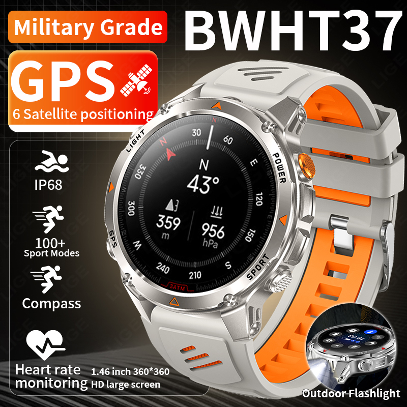 LIGE Rugged GPS Track Smart Wa - огляд і ціна Smartwatch Sports Watches For Men