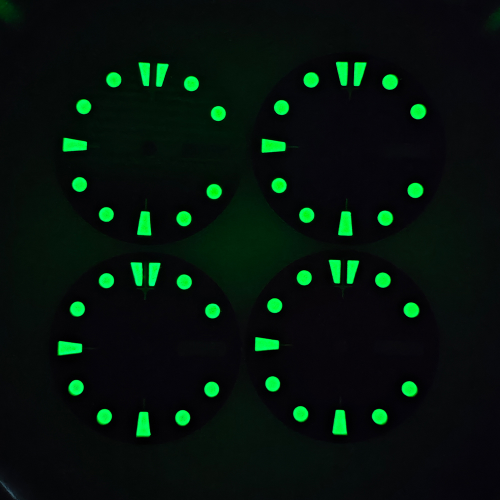 NH35 dial 28.5mm dial green lu - огляд і ціна Luminous Dial Face