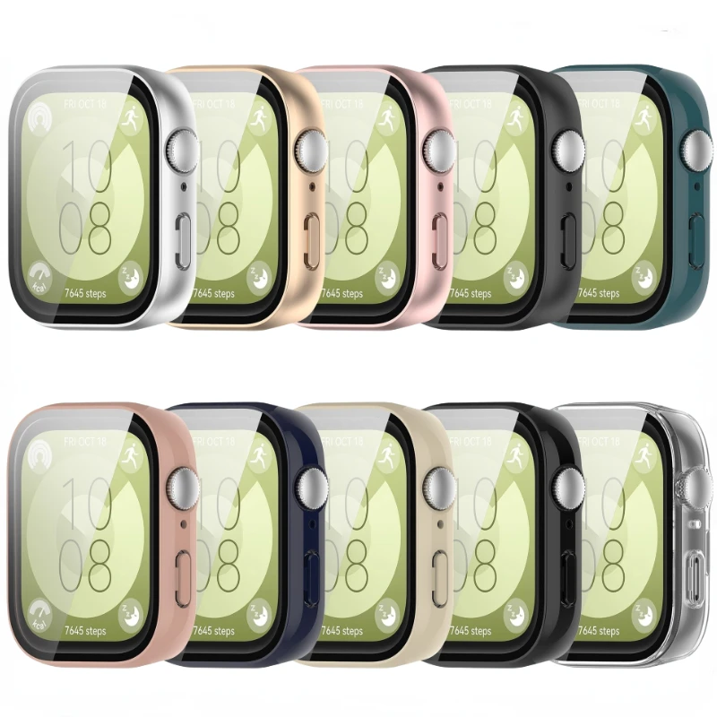 PC Case+Tempered Glass For Hua - огляд і ціна Smartwatch Watch Huawei