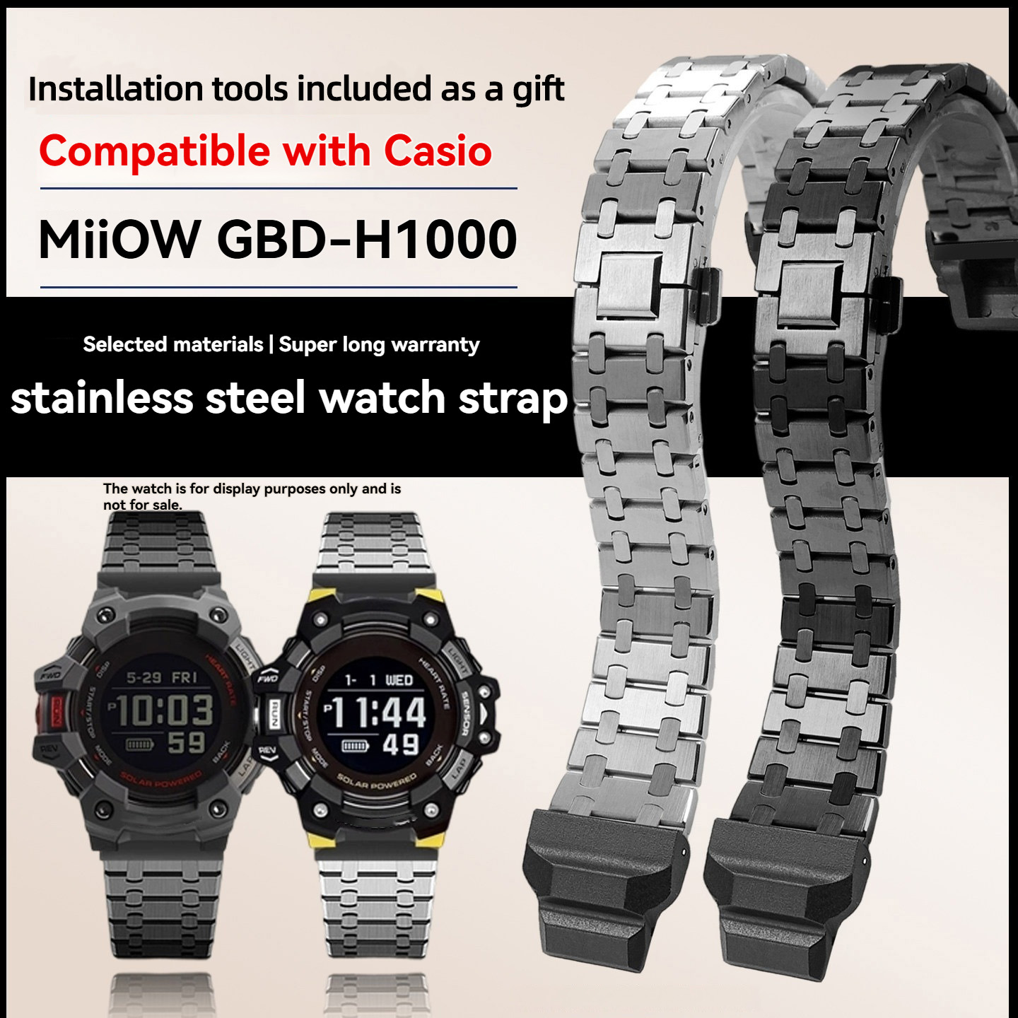 Modified metal stainless steel - огляд і ціна Smartwatch Casio Watches For Men