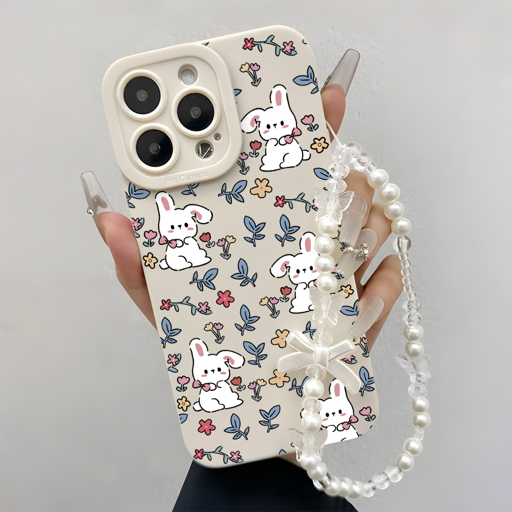 Rabbit Floral Korean Wrist Str - огляд і ціна Samsung Galaxy Strap