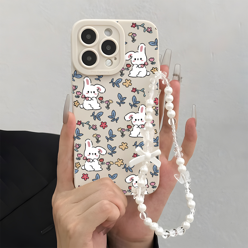 Rabbit Floral Korean Wrist Str - огляд і ціна Samsung Galaxy Strap