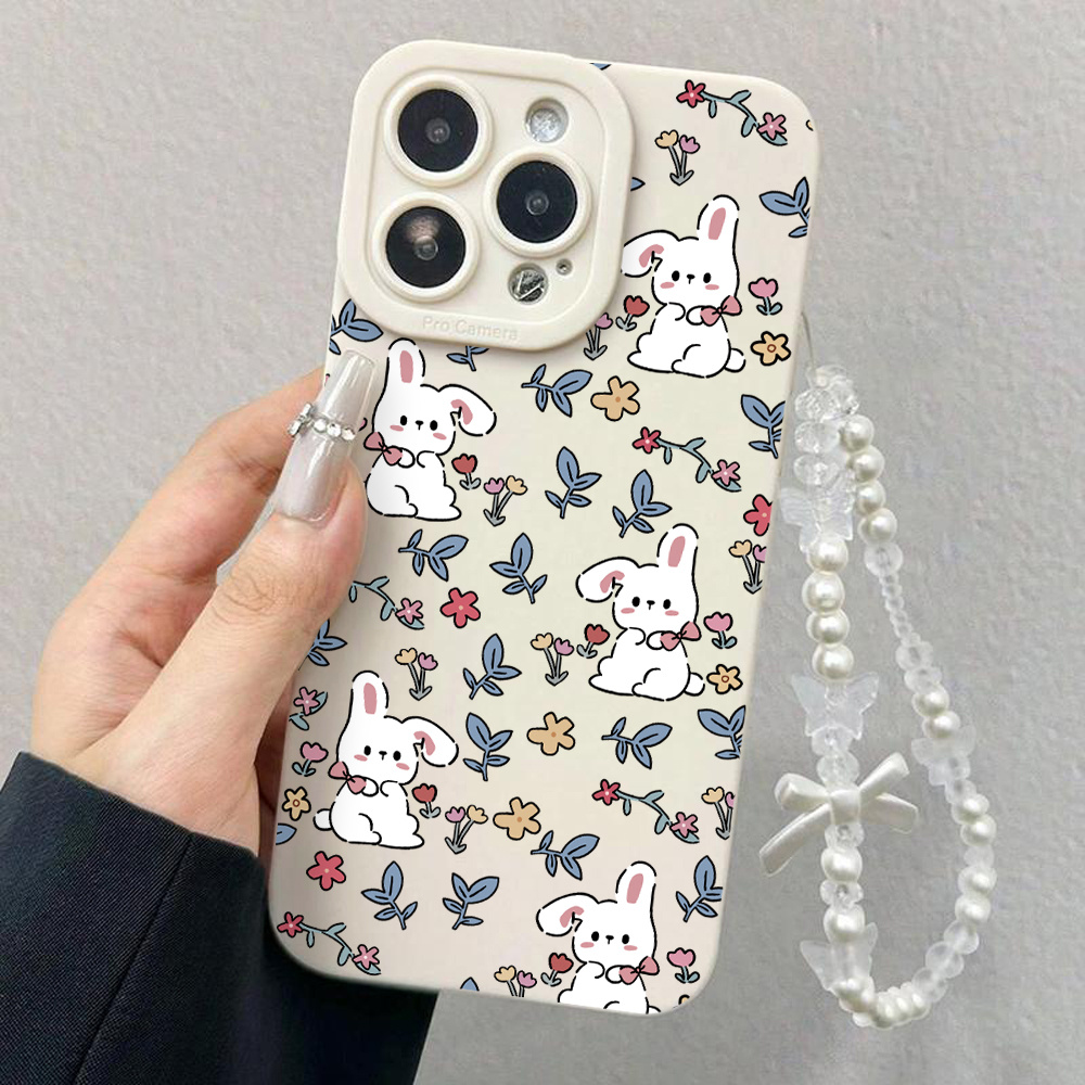 Rabbit Floral Korean Wrist Str - огляд і ціна Samsung Galaxy Strap