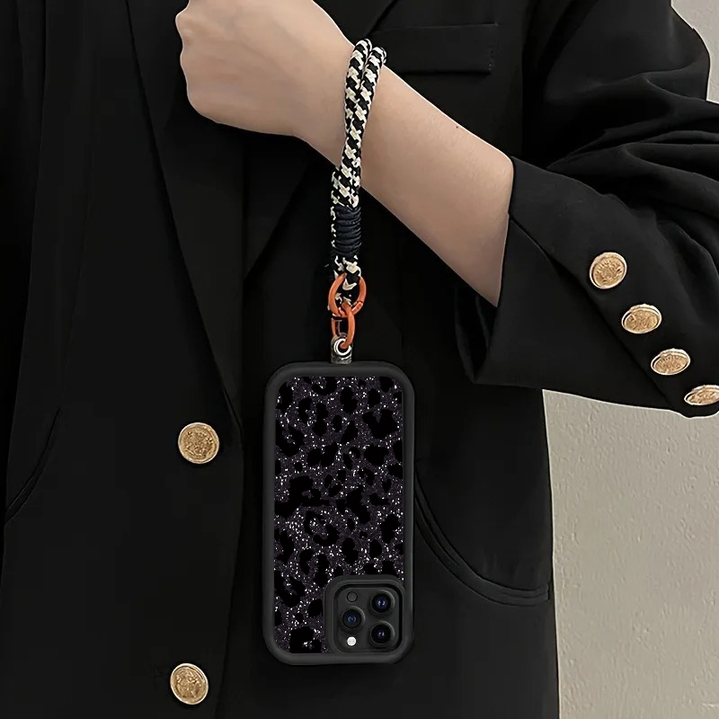 Black Spotted Leopard Hang Str - огляд і ціна Samsung Galaxy Strap