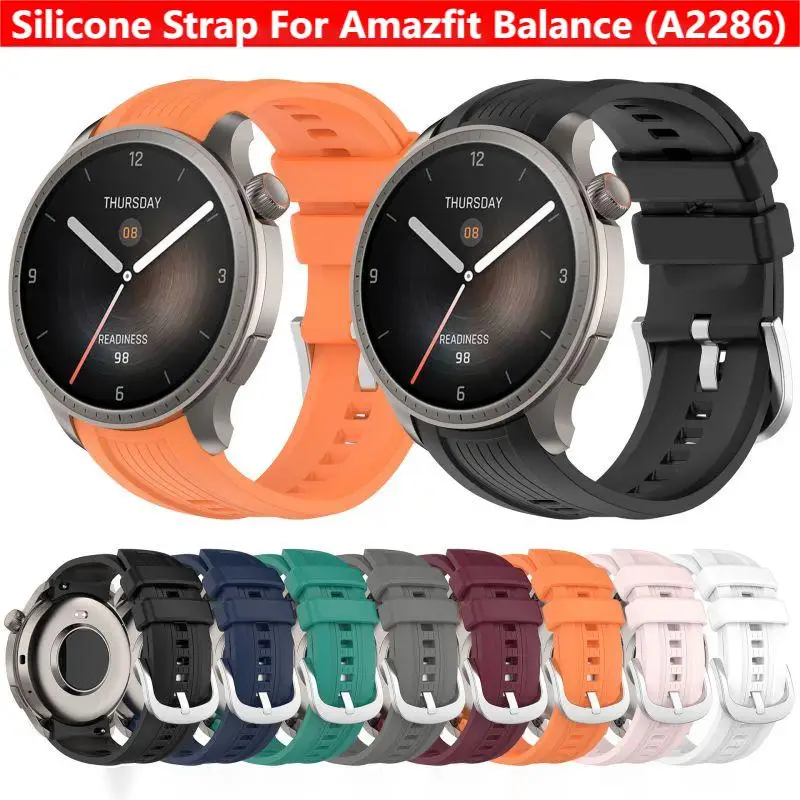 Silicone Strap for Amazfit Bal - огляд і ціна Smartwatch Watches Amazfit