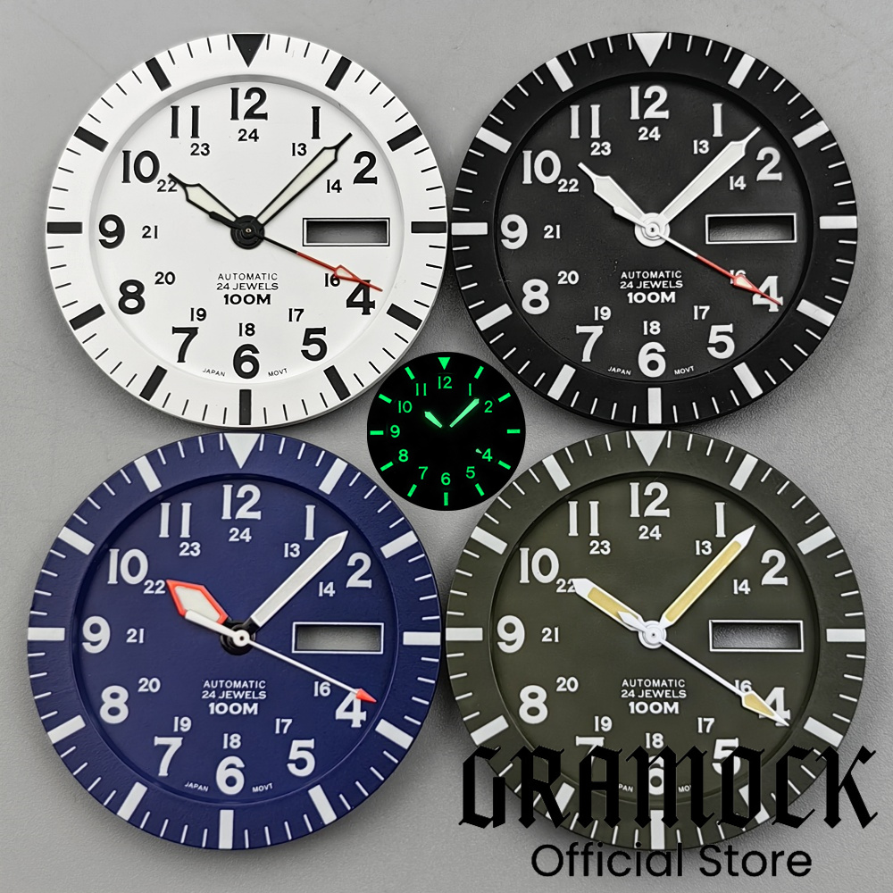 Gramock Vintage NH36 Face 34.3 - огляд і ціна Luminous Dial Face