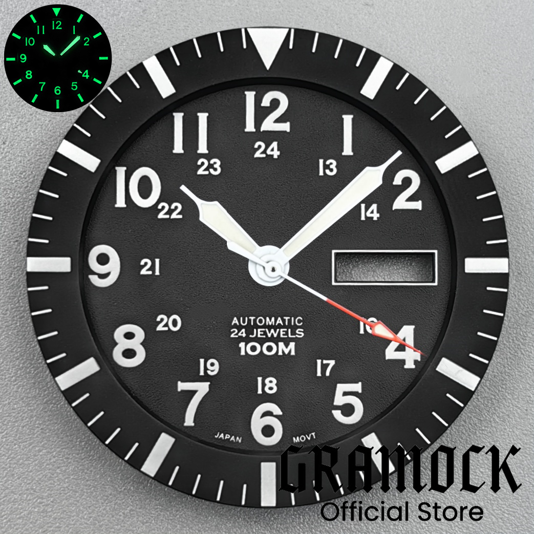 Gramock Vintage NH36 Face 34.3 - огляд і ціна Luminous Dial Face