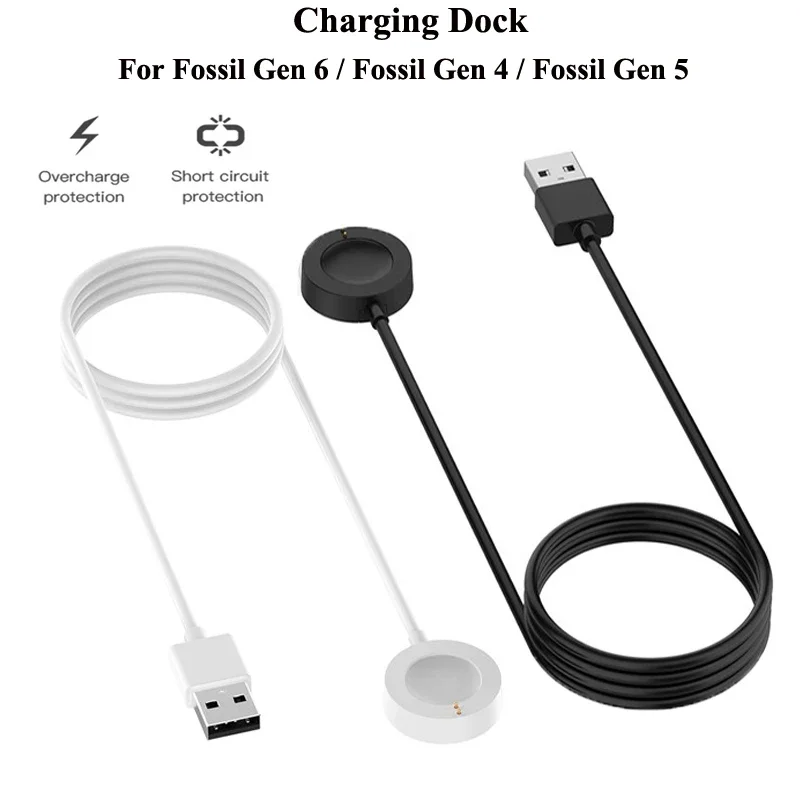 1M USB Magnetic Fast Charger D - огляд і ціна Fossil Watches Smartwatch Gen 6