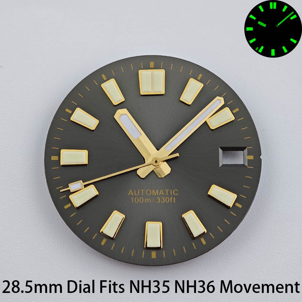 28.5mm Single Calendar Watch D - огляд і ціна Luminous Dial Face